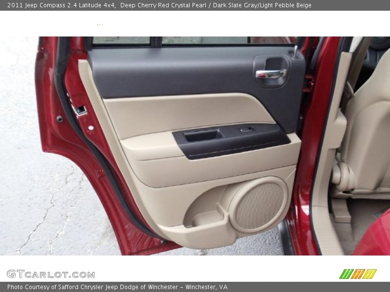 Deep Cherry Red Crystal Pearl / Dark Slate Gray/Light Pebble Beige 2011 Jeep Compass 2.4 Latitude 4x4
