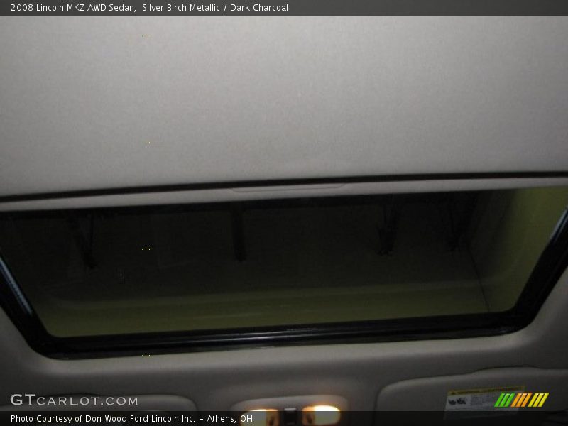 Silver Birch Metallic / Dark Charcoal 2008 Lincoln MKZ AWD Sedan