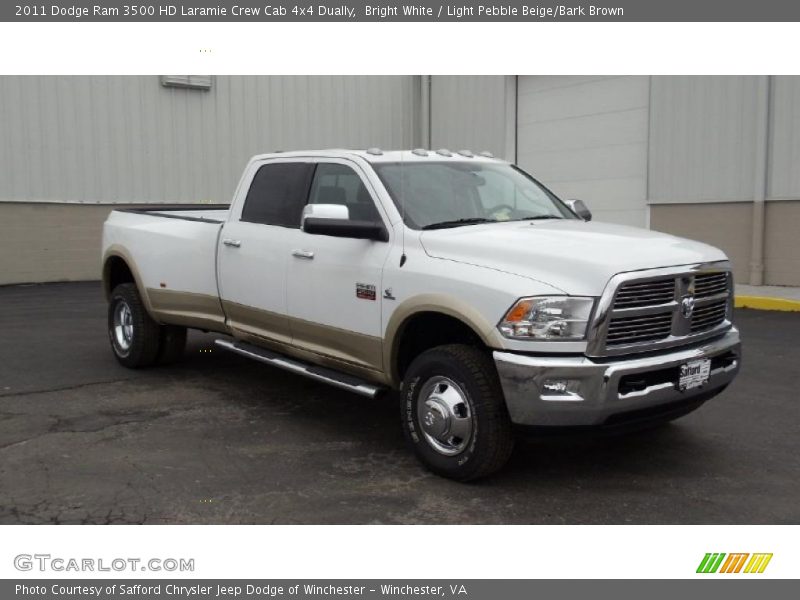  2011 Ram 3500 HD Laramie Crew Cab 4x4 Dually Bright White