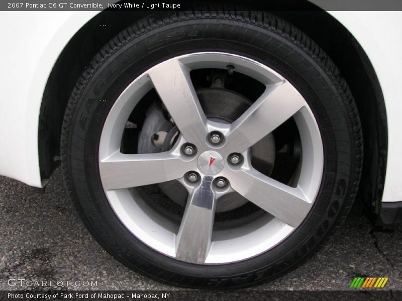 Ivory White / Light Taupe 2007 Pontiac G6 GT Convertible