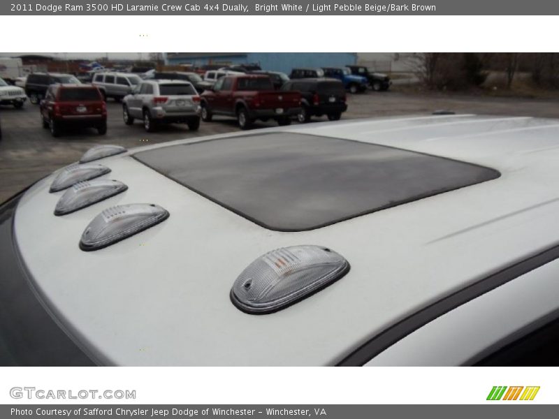 Sunroof of 2011 Ram 3500 HD Laramie Crew Cab 4x4 Dually