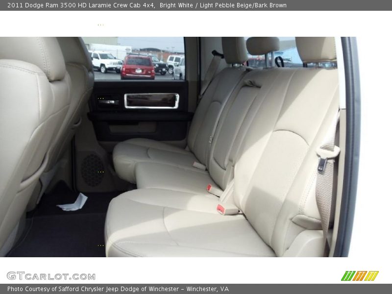 2011 Ram 3500 HD Laramie Crew Cab 4x4 Light Pebble Beige/Bark Brown Interior