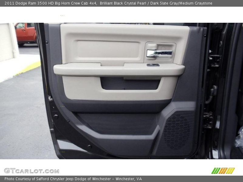 Brilliant Black Crystal Pearl / Dark Slate Gray/Medium Graystone 2011 Dodge Ram 3500 HD Big Horn Crew Cab 4x4