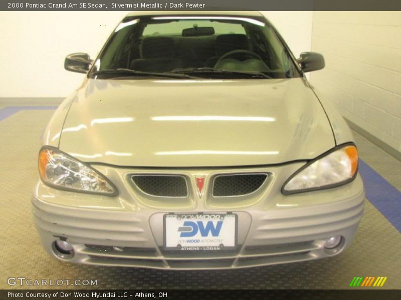 Silvermist Metallic / Dark Pewter 2000 Pontiac Grand Am SE Sedan