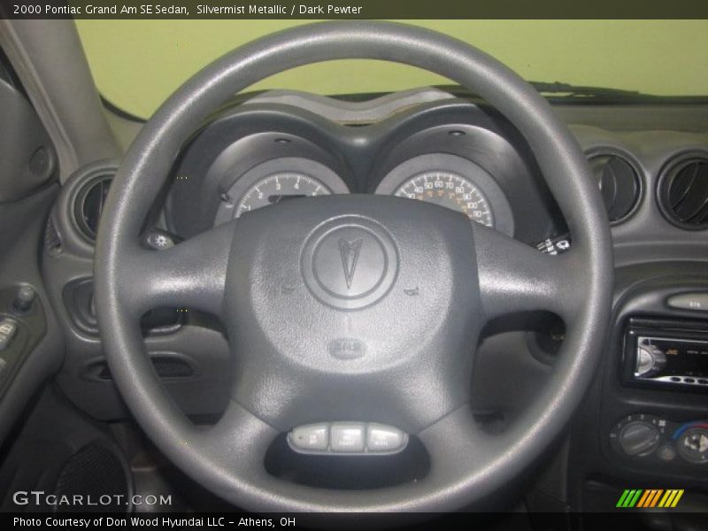 Silvermist Metallic / Dark Pewter 2000 Pontiac Grand Am SE Sedan