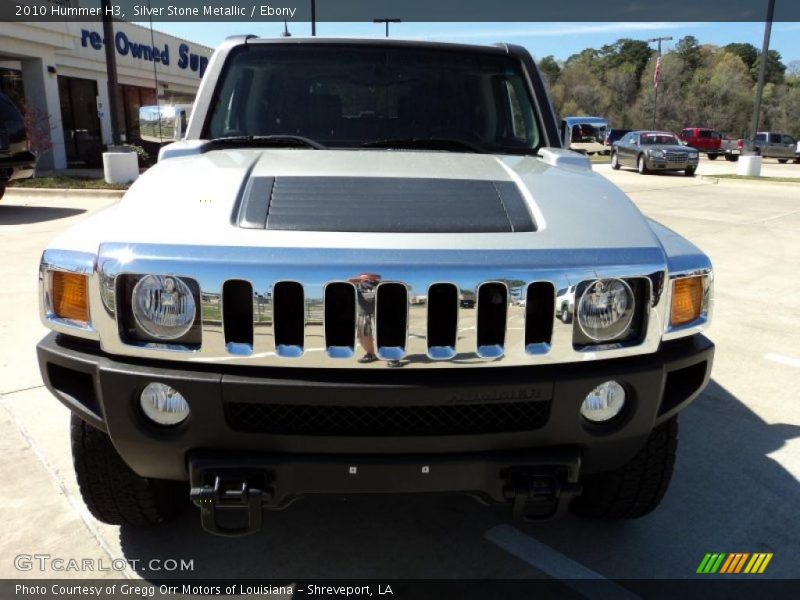 Silver Stone Metallic / Ebony 2010 Hummer H3