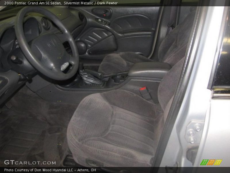 Silvermist Metallic / Dark Pewter 2000 Pontiac Grand Am SE Sedan