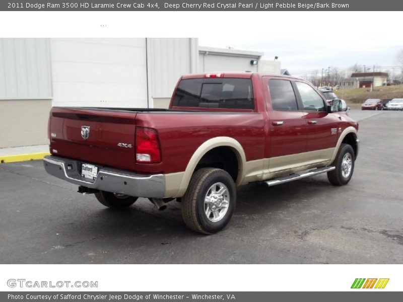  2011 Ram 3500 HD Laramie Crew Cab 4x4 Deep Cherry Red Crystal Pearl