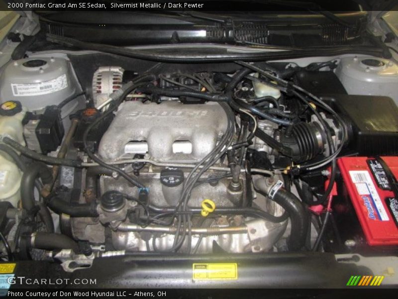 Silvermist Metallic / Dark Pewter 2000 Pontiac Grand Am SE Sedan