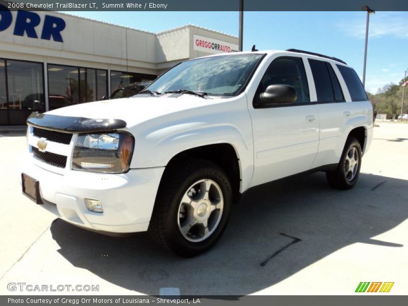 Summit White / Ebony 2008 Chevrolet TrailBlazer LT