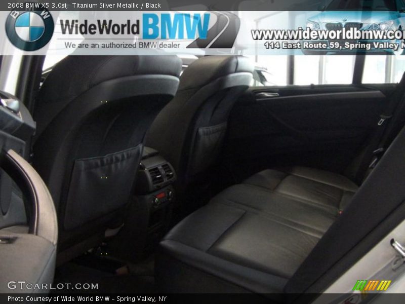 Titanium Silver Metallic / Black 2008 BMW X5 3.0si