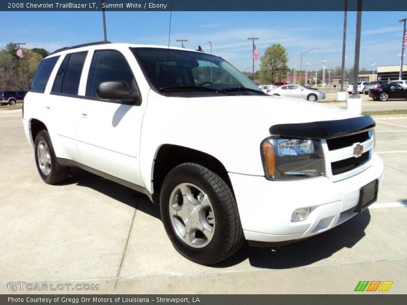 Summit White / Ebony 2008 Chevrolet TrailBlazer LT