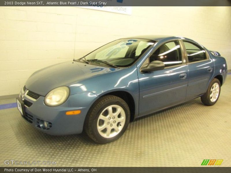 Atlantic Blue Pearl / Dark Slate Gray 2003 Dodge Neon SXT