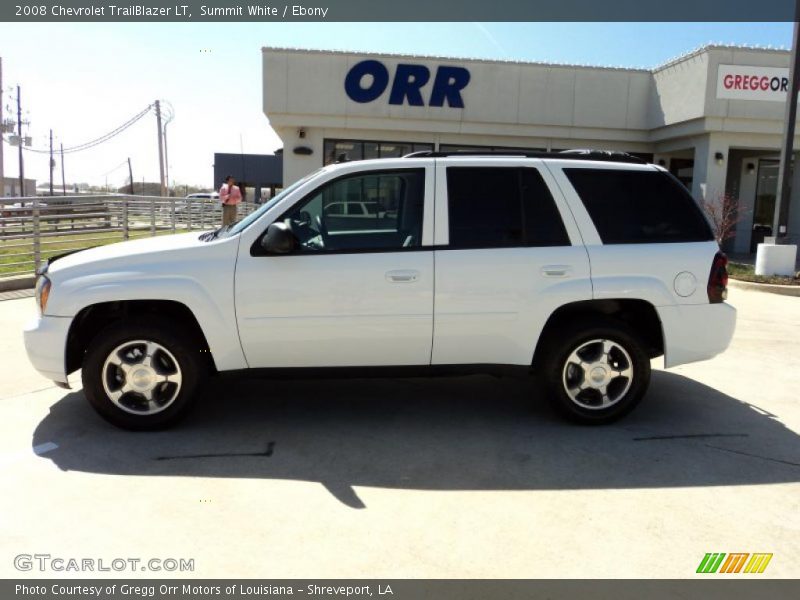 Summit White / Ebony 2008 Chevrolet TrailBlazer LT