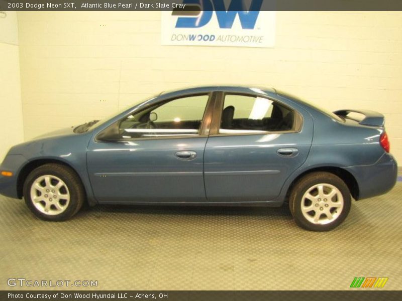 Atlantic Blue Pearl / Dark Slate Gray 2003 Dodge Neon SXT