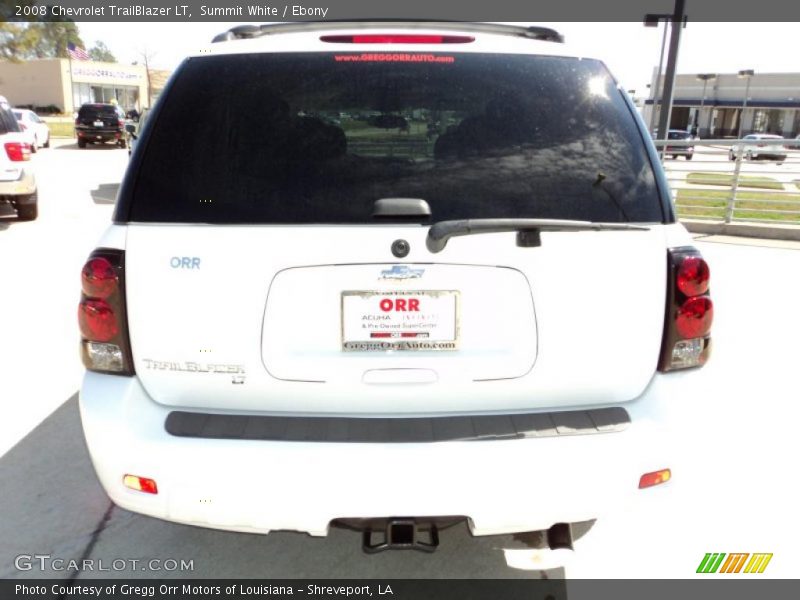Summit White / Ebony 2008 Chevrolet TrailBlazer LT