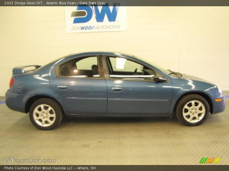 Atlantic Blue Pearl / Dark Slate Gray 2003 Dodge Neon SXT