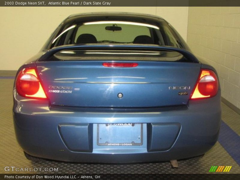 Atlantic Blue Pearl / Dark Slate Gray 2003 Dodge Neon SXT