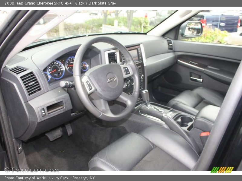 Black / Dark Slate Gray 2008 Jeep Grand Cherokee SRT8 4x4