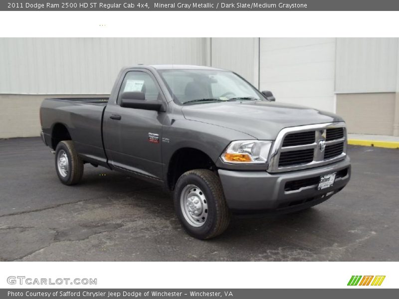 Mineral Gray Metallic / Dark Slate/Medium Graystone 2011 Dodge Ram 2500 HD ST Regular Cab 4x4