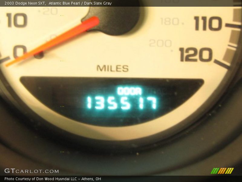 Atlantic Blue Pearl / Dark Slate Gray 2003 Dodge Neon SXT