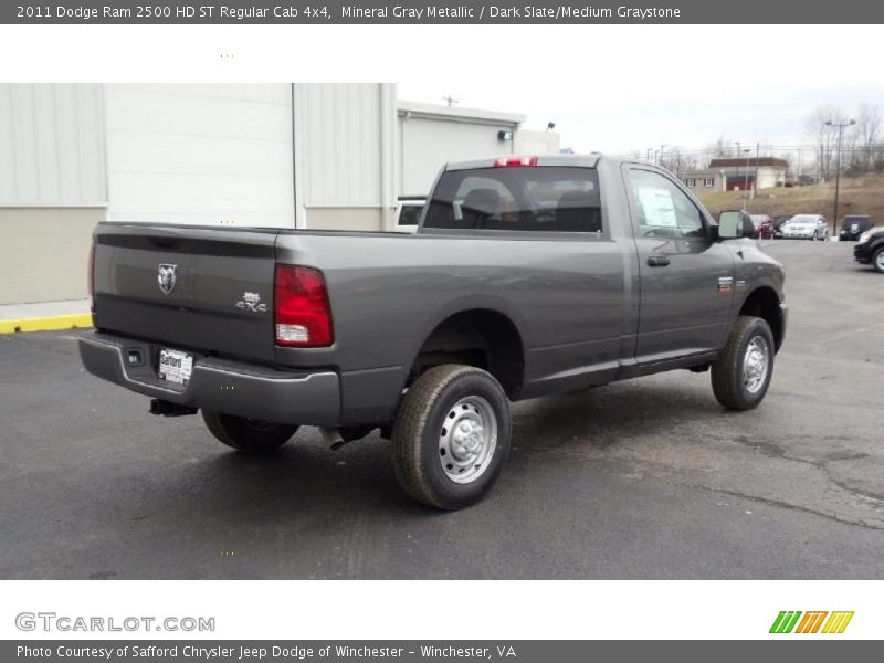 Mineral Gray Metallic / Dark Slate/Medium Graystone 2011 Dodge Ram 2500 HD ST Regular Cab 4x4