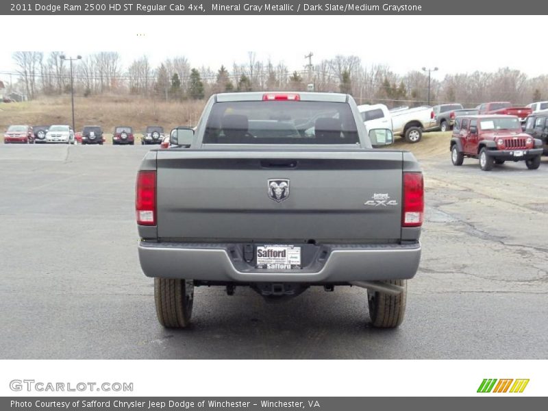 Mineral Gray Metallic / Dark Slate/Medium Graystone 2011 Dodge Ram 2500 HD ST Regular Cab 4x4