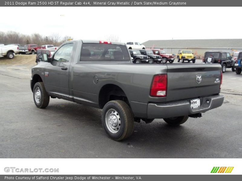 Mineral Gray Metallic / Dark Slate/Medium Graystone 2011 Dodge Ram 2500 HD ST Regular Cab 4x4