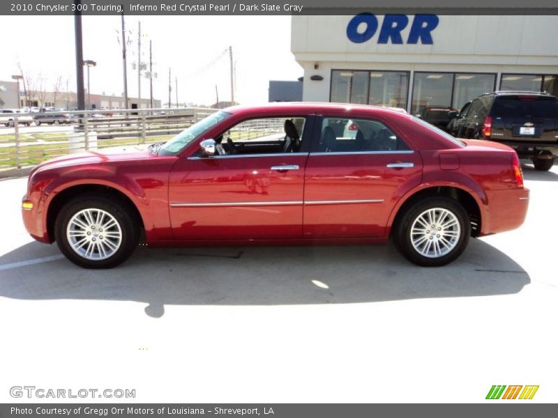 Inferno Red Crystal Pearl / Dark Slate Gray 2010 Chrysler 300 Touring