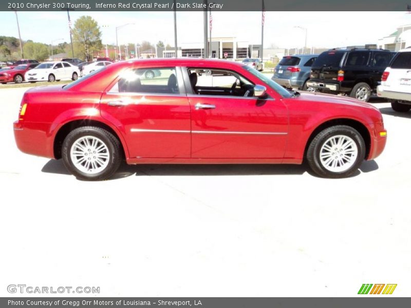 Inferno Red Crystal Pearl / Dark Slate Gray 2010 Chrysler 300 Touring