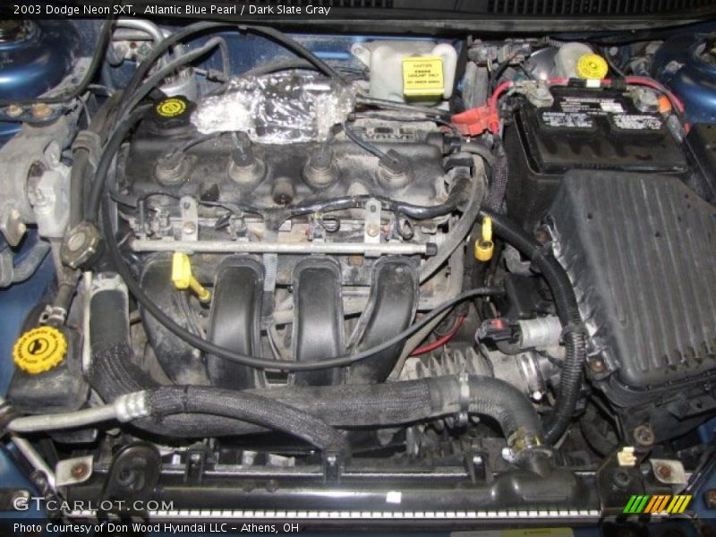 Atlantic Blue Pearl / Dark Slate Gray 2003 Dodge Neon SXT
