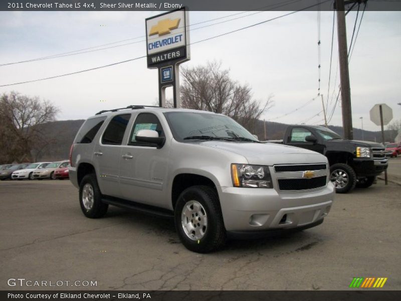 Sheer Silver Metallic / Ebony 2011 Chevrolet Tahoe LS 4x4