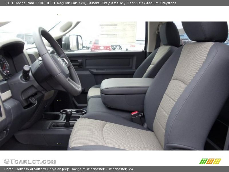  2011 Ram 2500 HD ST Regular Cab 4x4 Dark Slate/Medium Graystone Interior