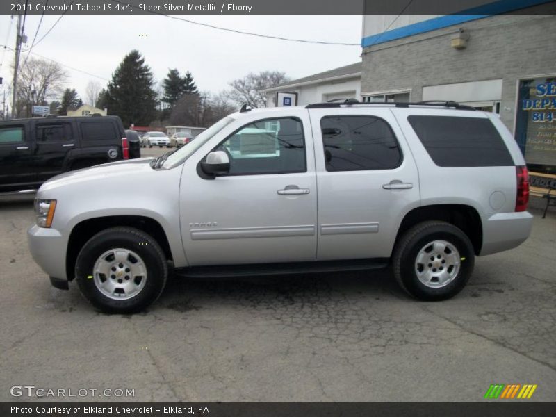 Sheer Silver Metallic / Ebony 2011 Chevrolet Tahoe LS 4x4