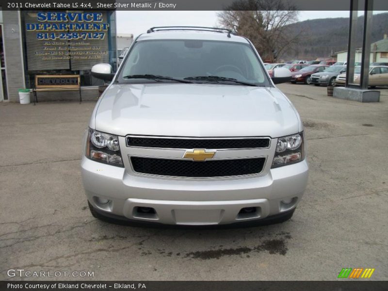 Sheer Silver Metallic / Ebony 2011 Chevrolet Tahoe LS 4x4