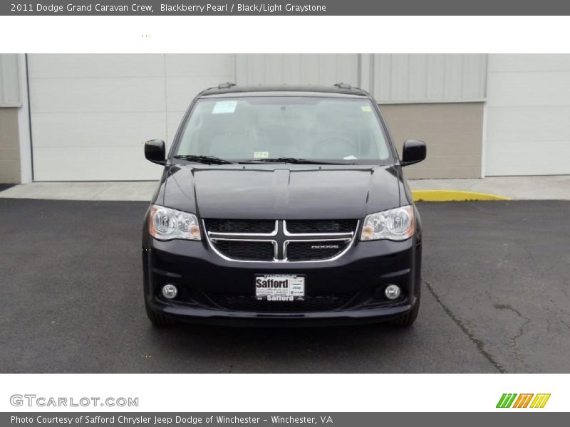 Blackberry Pearl / Black/Light Graystone 2011 Dodge Grand Caravan Crew