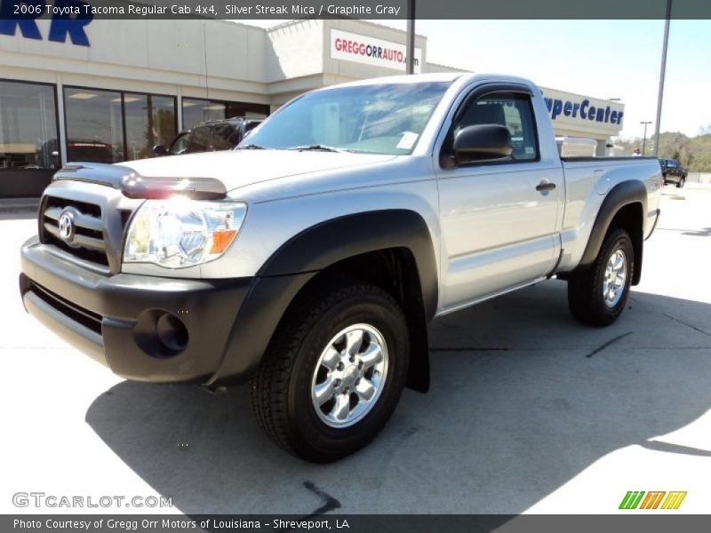 Silver Streak Mica / Graphite Gray 2006 Toyota Tacoma Regular Cab 4x4