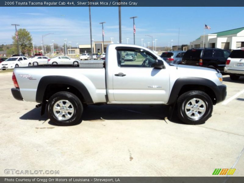 Silver Streak Mica / Graphite Gray 2006 Toyota Tacoma Regular Cab 4x4