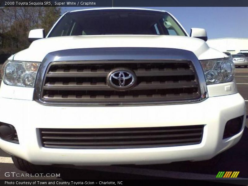 Super White / Graphite 2008 Toyota Sequoia SR5