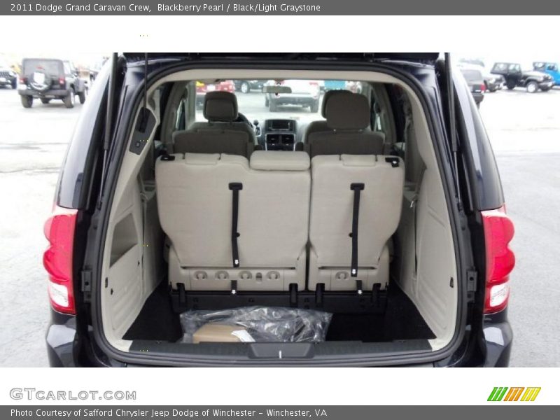 Blackberry Pearl / Black/Light Graystone 2011 Dodge Grand Caravan Crew