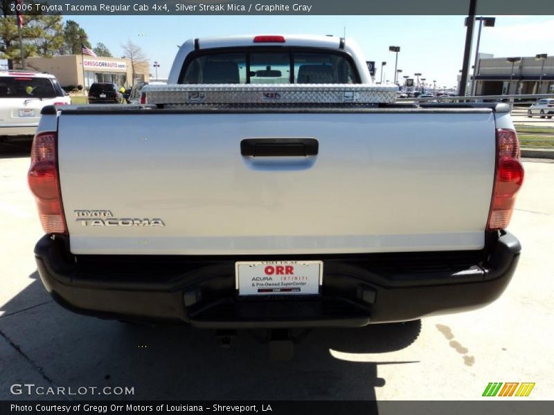 Silver Streak Mica / Graphite Gray 2006 Toyota Tacoma Regular Cab 4x4