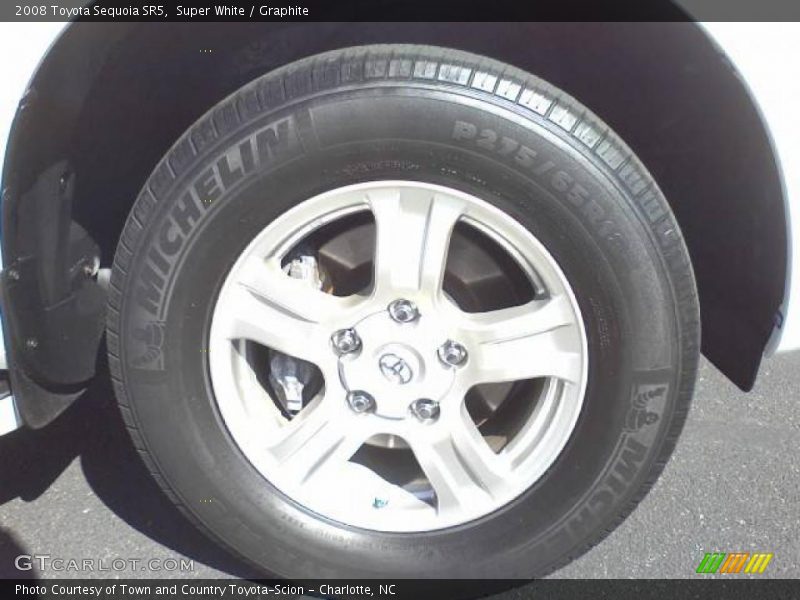 Super White / Graphite 2008 Toyota Sequoia SR5