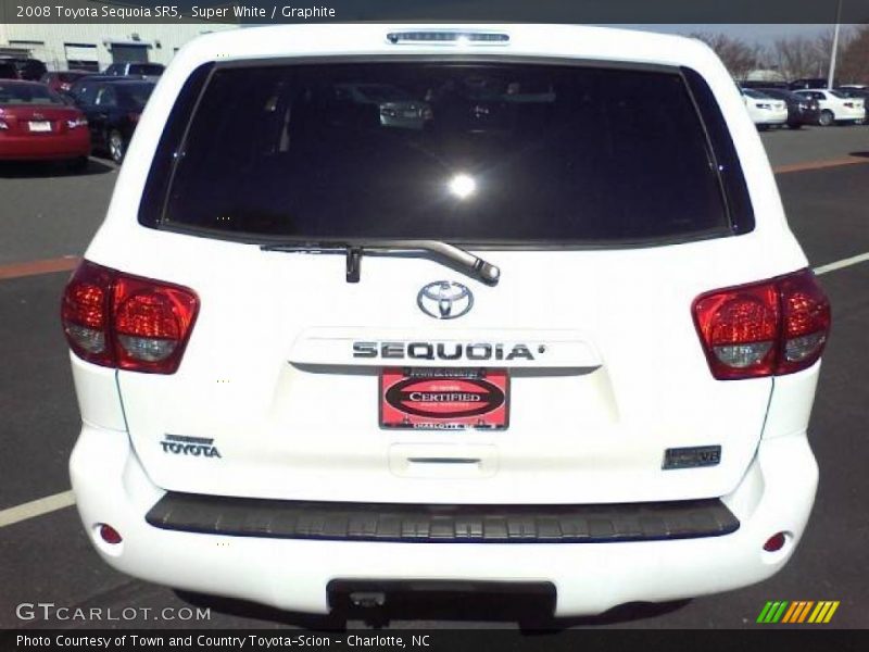 Super White / Graphite 2008 Toyota Sequoia SR5