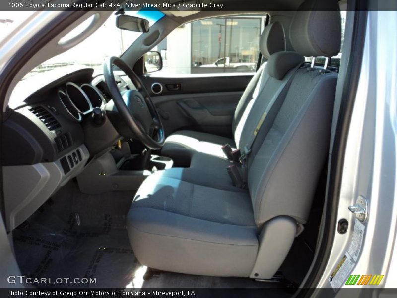 Silver Streak Mica / Graphite Gray 2006 Toyota Tacoma Regular Cab 4x4