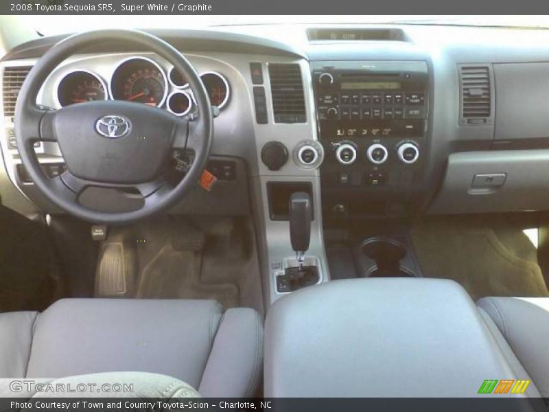 Super White / Graphite 2008 Toyota Sequoia SR5