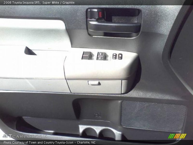 Super White / Graphite 2008 Toyota Sequoia SR5