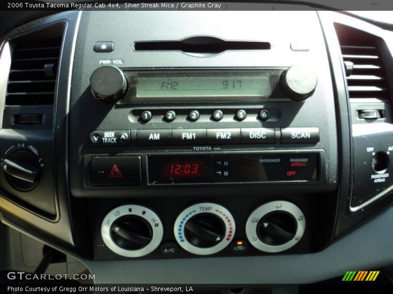 Silver Streak Mica / Graphite Gray 2006 Toyota Tacoma Regular Cab 4x4