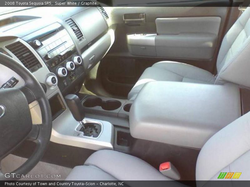 Super White / Graphite 2008 Toyota Sequoia SR5