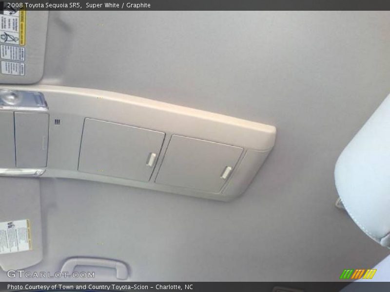 Super White / Graphite 2008 Toyota Sequoia SR5