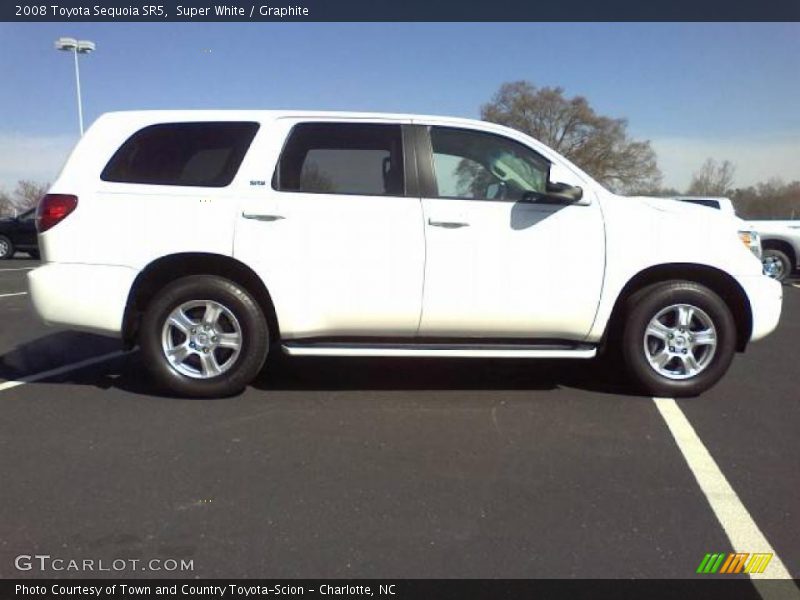 Super White / Graphite 2008 Toyota Sequoia SR5